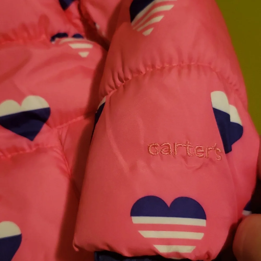 CARTER'S BABY GIRL CUTE HOODED JACKET 12M